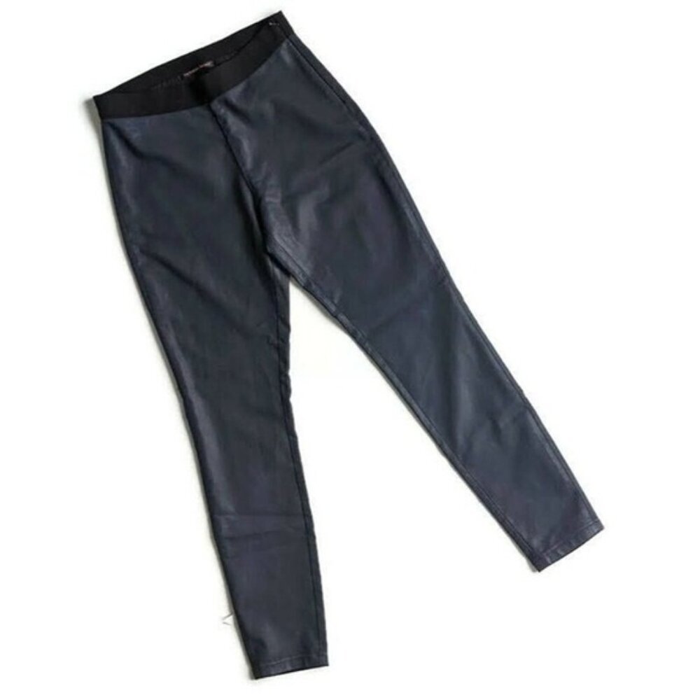 Victoria's Secret Wet Look Dark Grey Pants Leggings 4 Costume Cosplay